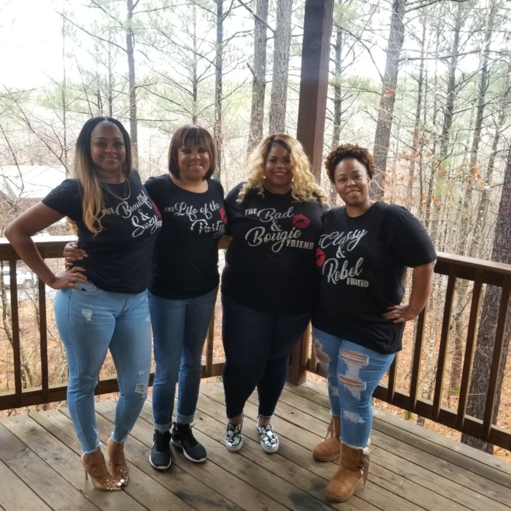 The Godly & Fearless Friend Black Tee. - Picture 7 of 7